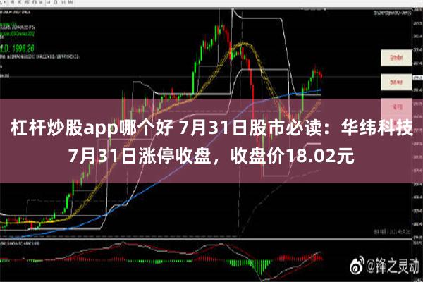 杠杆炒股app哪个好 7月31日股市必读：华纬科技7月31日涨停收盘，收盘价18.02元