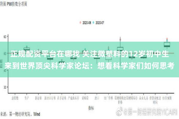 正规配资平台在哪找 关注微塑料的12岁初中生来到世界顶尖科学家论坛：想看科学家们如何思考