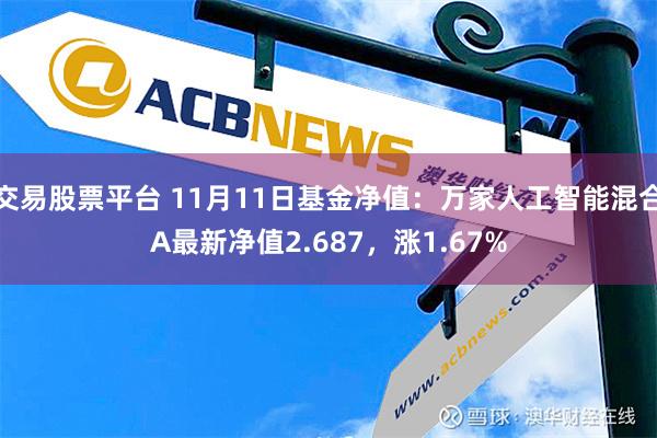 交易股票平台 11月11日基金净值：万家人工智能混合A最新净值2.687，涨1.67%